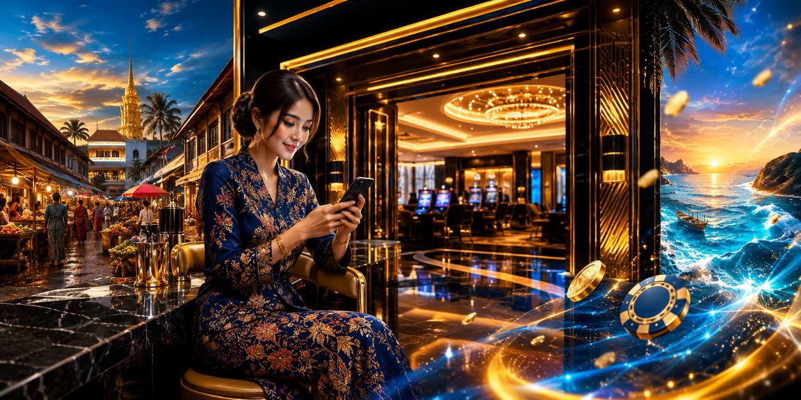 Ahli VIP Kota Bharu menikmati bonus eksklusif x1bet dengan pakaian batik tradisional