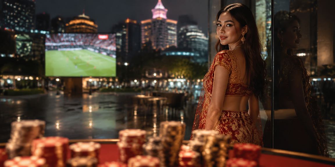Peminat sukan Malaysia membuat taruhan kriket melalui x1bet pada telefon bimbit