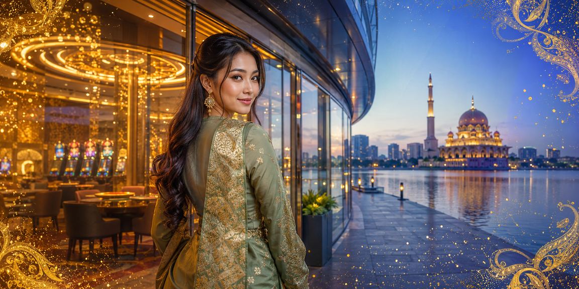 Suasana perayaan Hari Raya dengan taruhan kasino eksklusif di x1bet Putrajaya